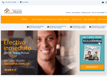Tablet Screenshot of mutualargentino.com.ar